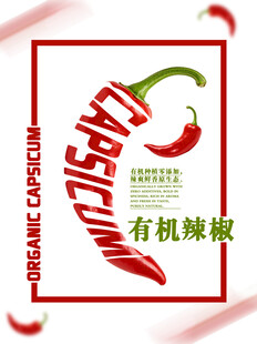 有机辣椒标志设计