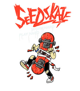 街头滑板T恤印花