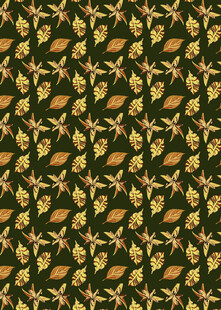 复古风植物花纹图案