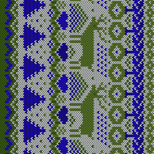 民族风几何图案针织纹理