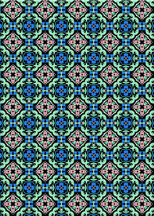 多彩几何图案纹理背景