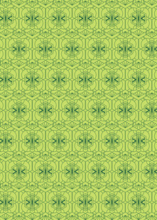 绿色几何花纹背景图案
