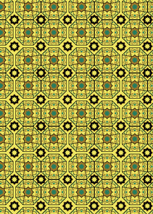 黄色几何图案装饰背景