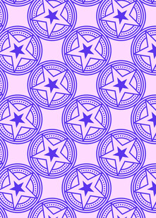 紫色星星几何图案背景