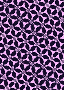 紫色几何花纹无缝图案
