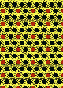 几何花卉图案背景纹理