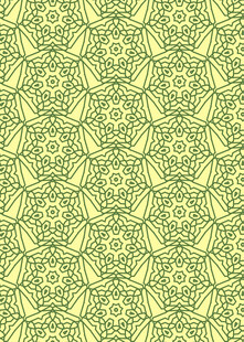 淡绿色几何花纹无缝图案