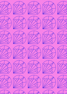 粉色几何图案无缝背景