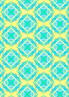 蓝黄几何图案无缝背景