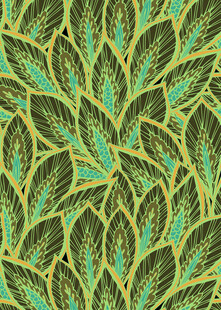 绿叶纹理图案