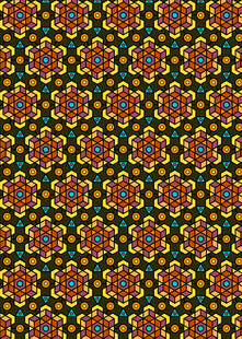 多彩几何花纹图案背景