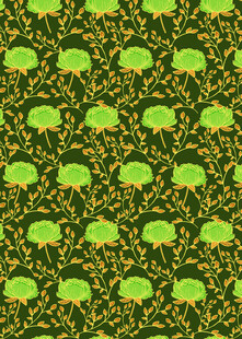 绿色卡通树图案背景纹理