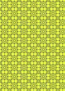 清新黄绿几何图案背景