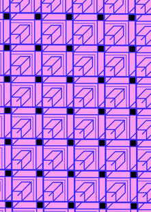 紫色几何图案无缝背景