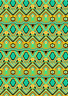 几何图案的多彩装饰纹理