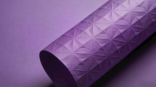 紫色纹理瑜伽垫特写