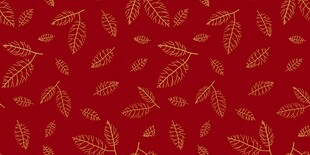 复古叶脉图案装饰地毯