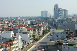 城市俯瞰 多彩建筑与高楼