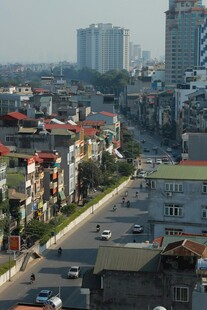 城市街道与建筑景观