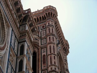 佛罗伦萨建筑塔楼特写