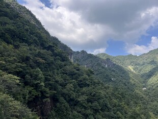 青山翠谷间的秀丽风光