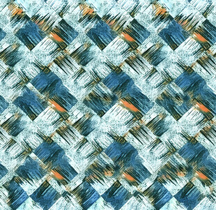 蓝白几何水彩风图案纹理