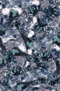 蓝白抽象纹理图案