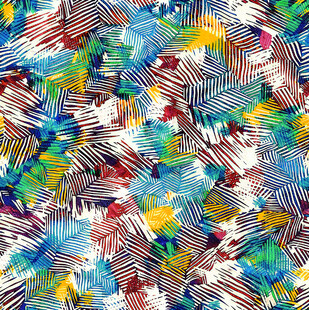 多彩抽象笔触图案纹理