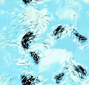 蓝色抽象水波纹理图案