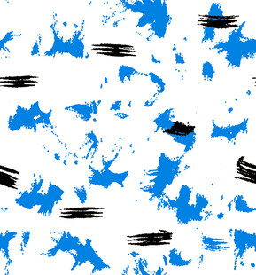 蓝黑泼墨抽象图案背景