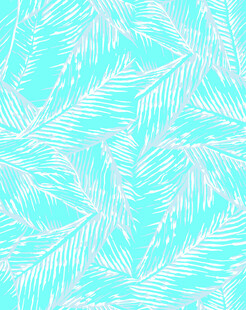 蓝绿色叶脉图案背景