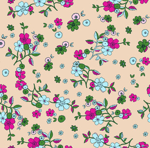 花卉图案背景图