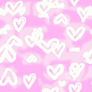 粉色爱心梦幻背景图案