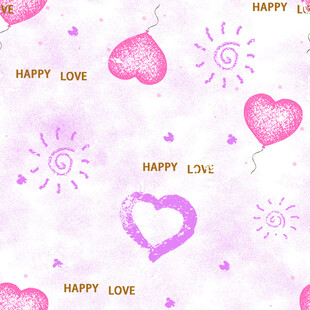 粉色爱心浪漫图案背景