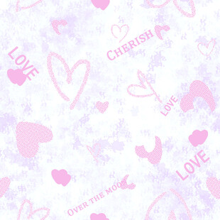 粉色爱心浪漫图案背景