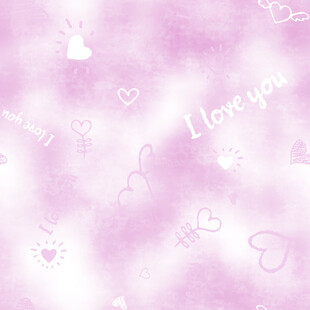 浪漫粉色爱心背景图案
