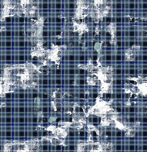 蓝白网格纹理图案