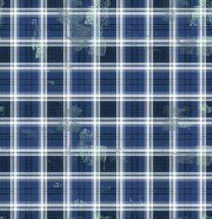 蓝色方格瓷砖纹理图案