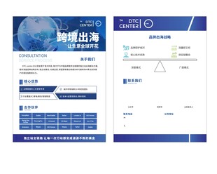 科技风商务名片设计模板