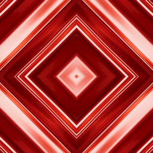 红色几何对称抽象图案