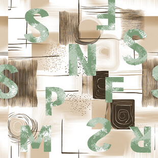 抽象字母图案设计背景