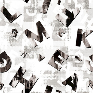 复古风字母图案背景设计