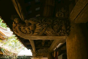 古建木雕构件精美细节