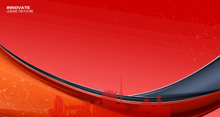 红色渐变科技风背景