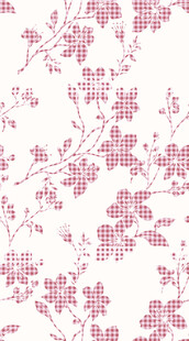 粉色花卉图案纹理背景