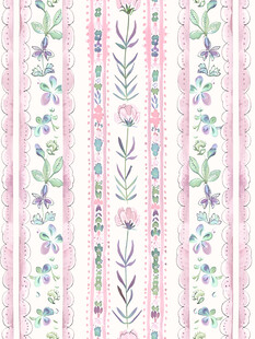 粉色花卉流苏图案纹理