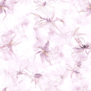 梦幻淡紫色花卉背景图