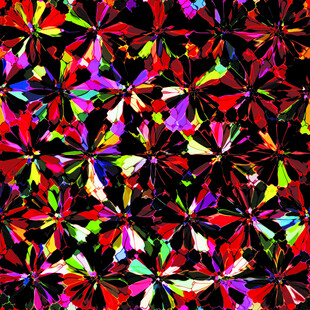 绚丽多彩几何图案背景