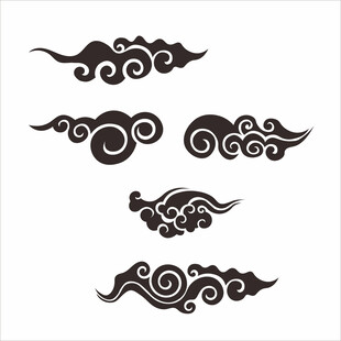 中式传统云纹图案设计