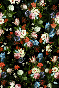 多彩花卉大牌花